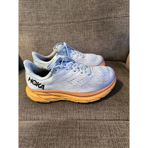Size 6.5D - Hoka One One HOKA Clifton 8 Summer Blue Ice Flow Women